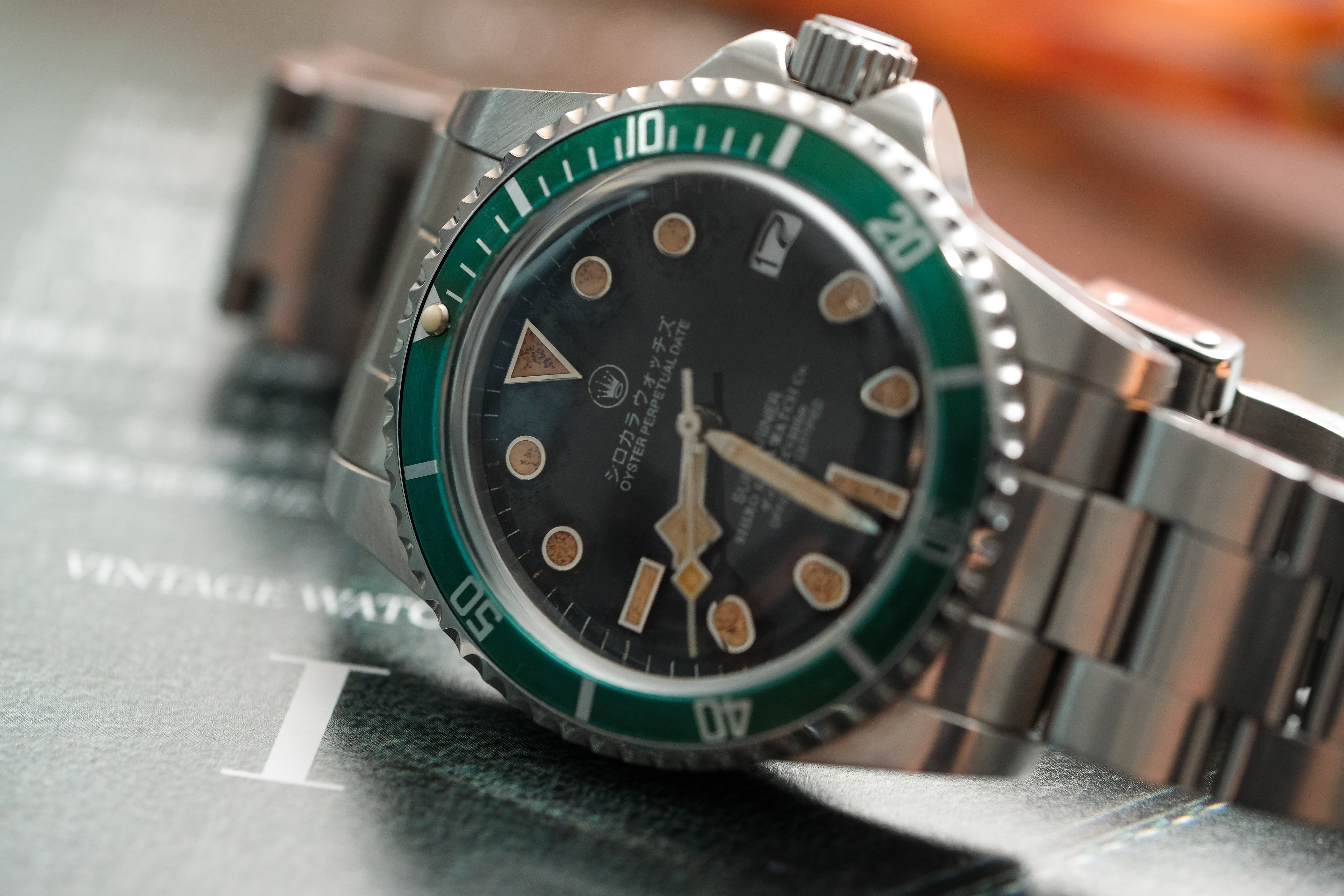Shiro Kara Vintage (SKV) Diver: Nori – SHIRO KARA WATCHES Co.