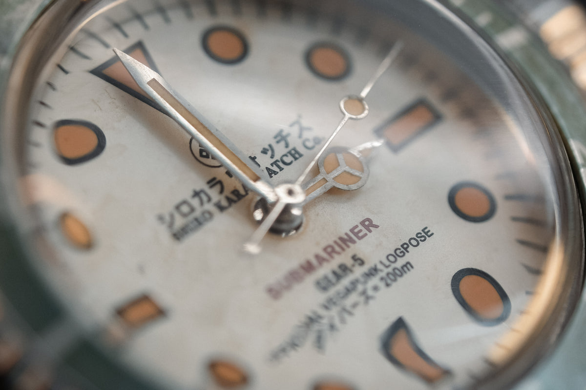 gear 5 watch Shiro Kara Vintage (SKV) Gear 5: Green Apple – SHIRO KARA WATCHES Co