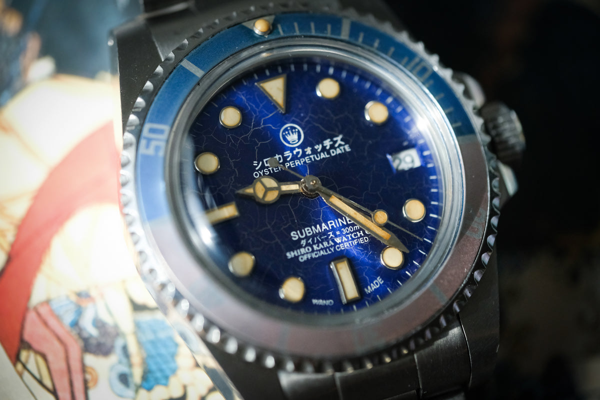 Shiro Kara Vintage (SKV) Diver: Pepsi Blu
