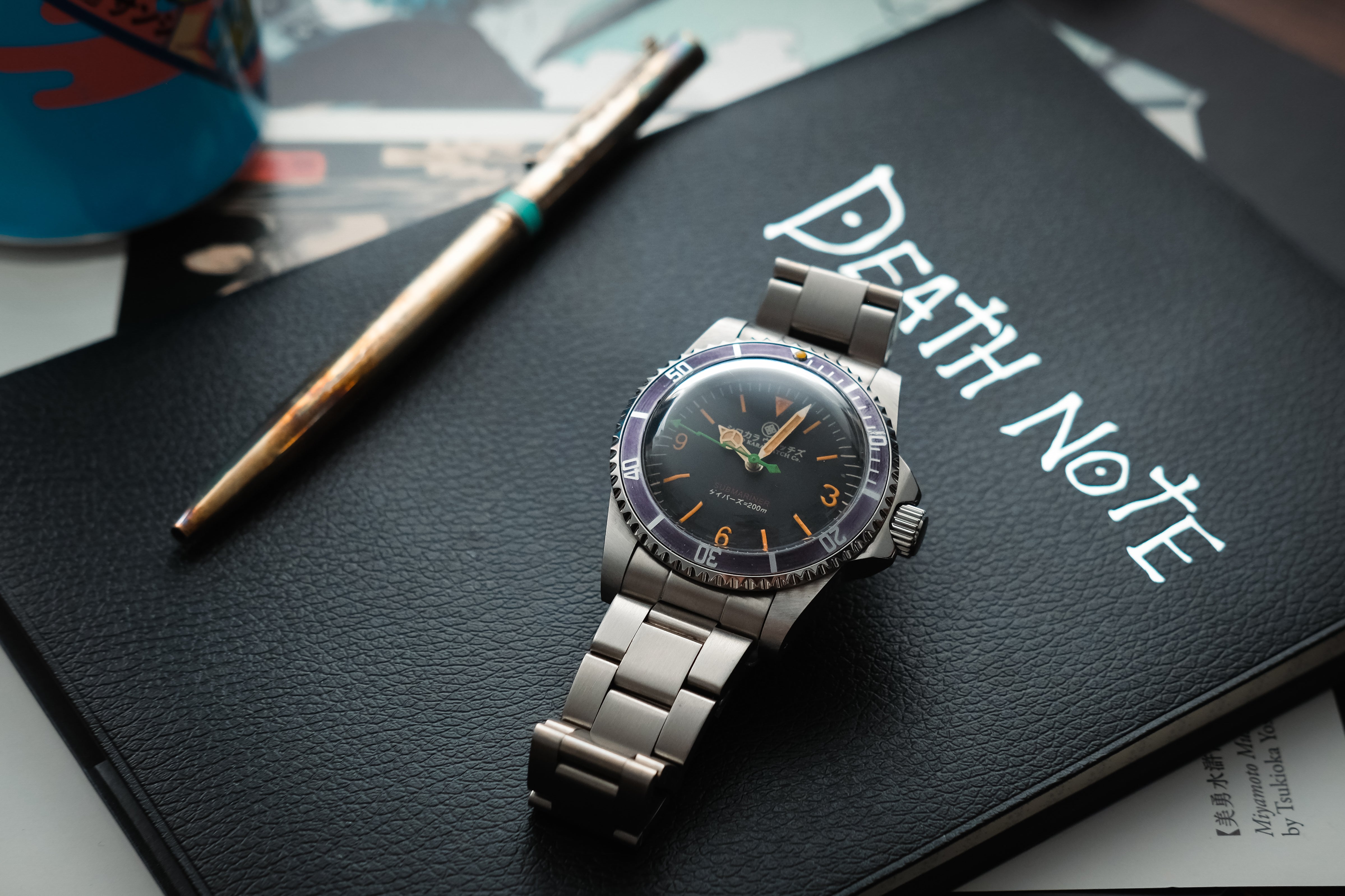 Shiro Kara Vintage (SKV) Diver: Midori Bolt – SHIRO KARA WATCHES Co.