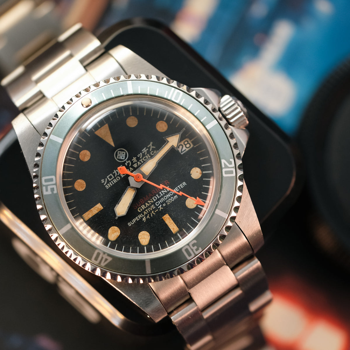 Shiro Kara Vintage (SKV) Diver: Grey Uzumaki