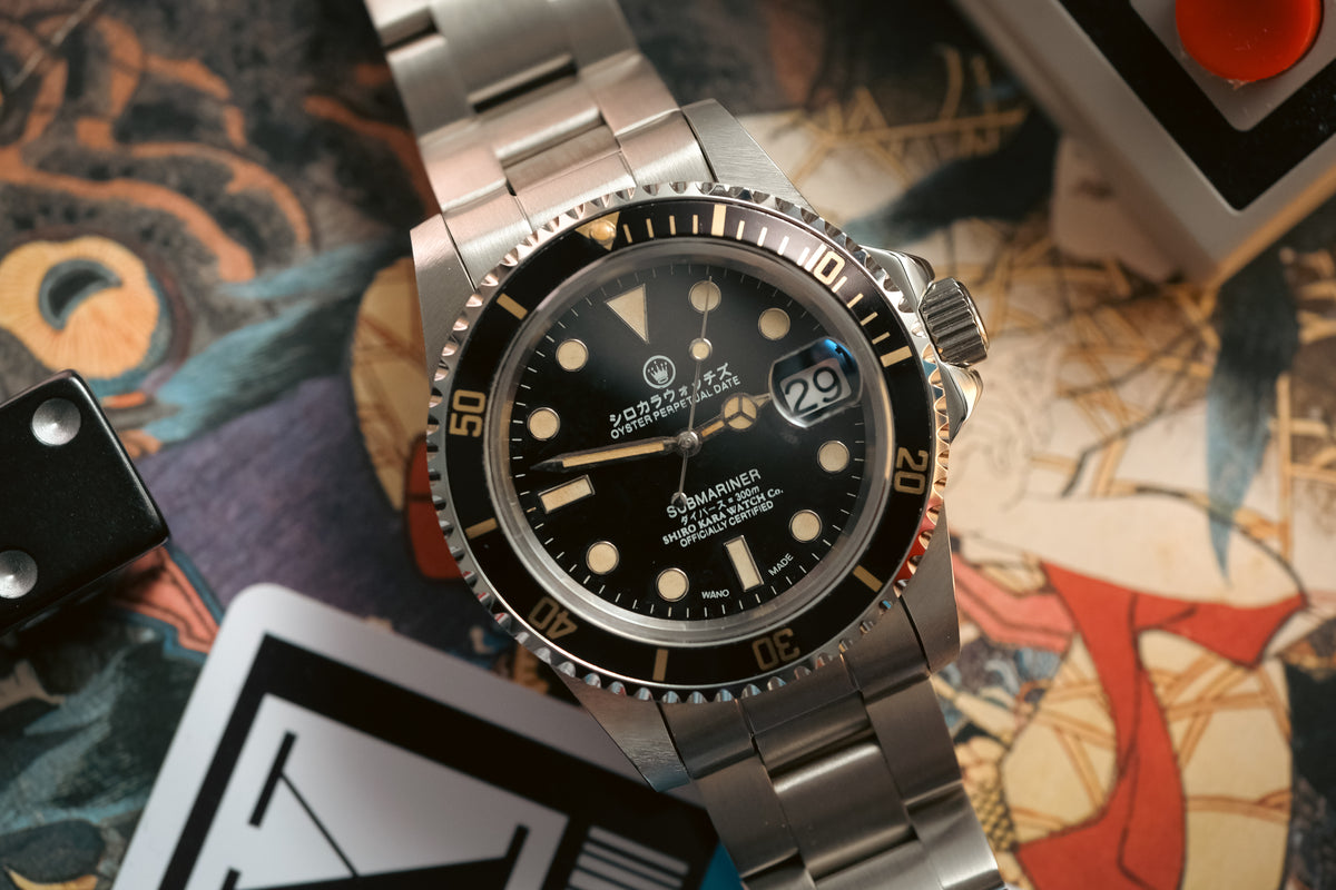 Shiro Kara Vintage Sapphire (SKVS) Diver: Kinpaku Gold Sub